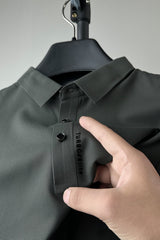 Turbo Elite Seamless Men's Polo Shirt In Dark Green