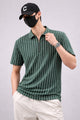 Turbo Urban Zip Line Men's Polo Shirt In Dark Green