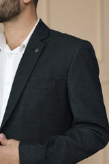 Classic Rich Sharp Texture Pattern Men Blazer