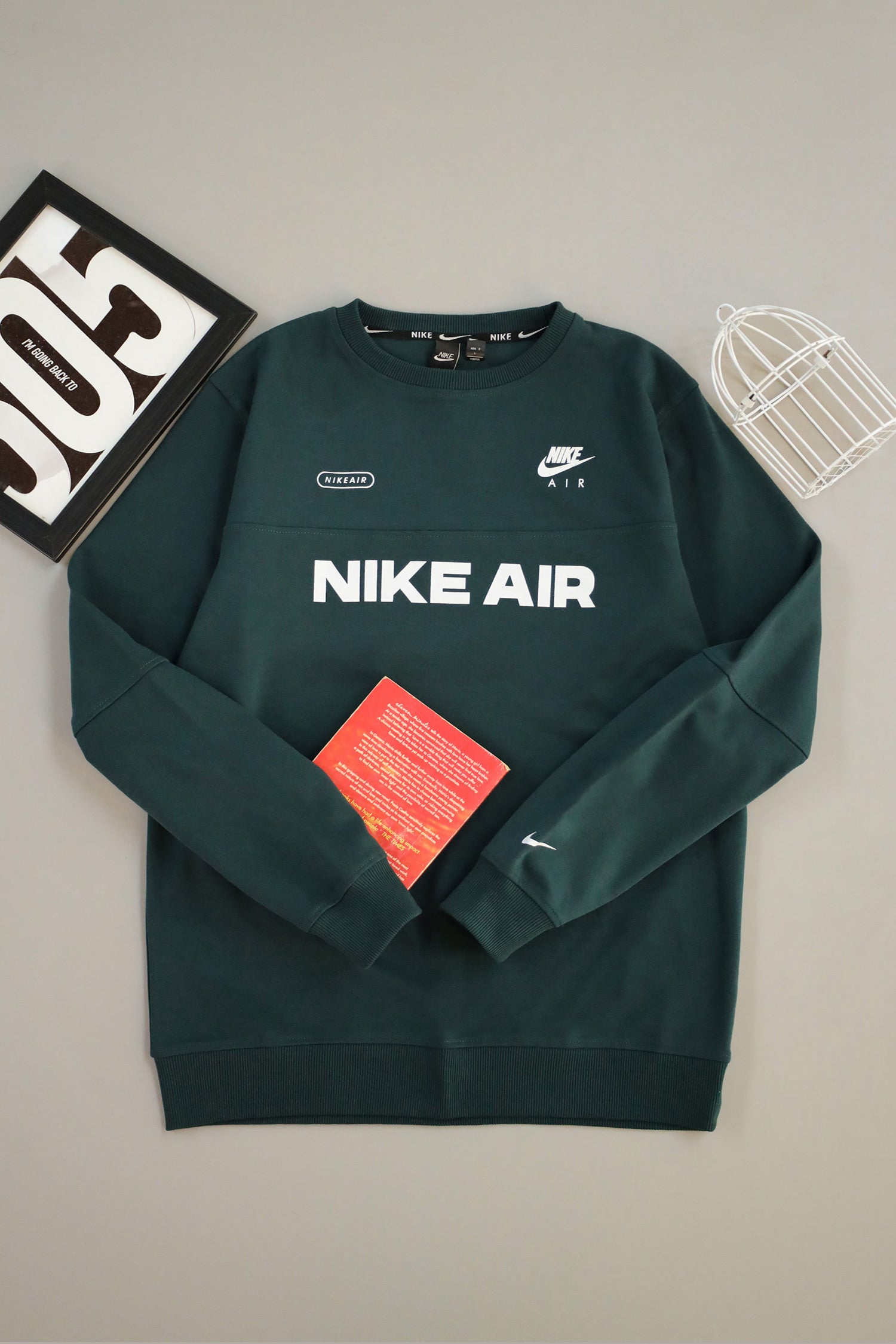 Nke Air Brushed Back Round Neck Imported Men's Sweatshirt