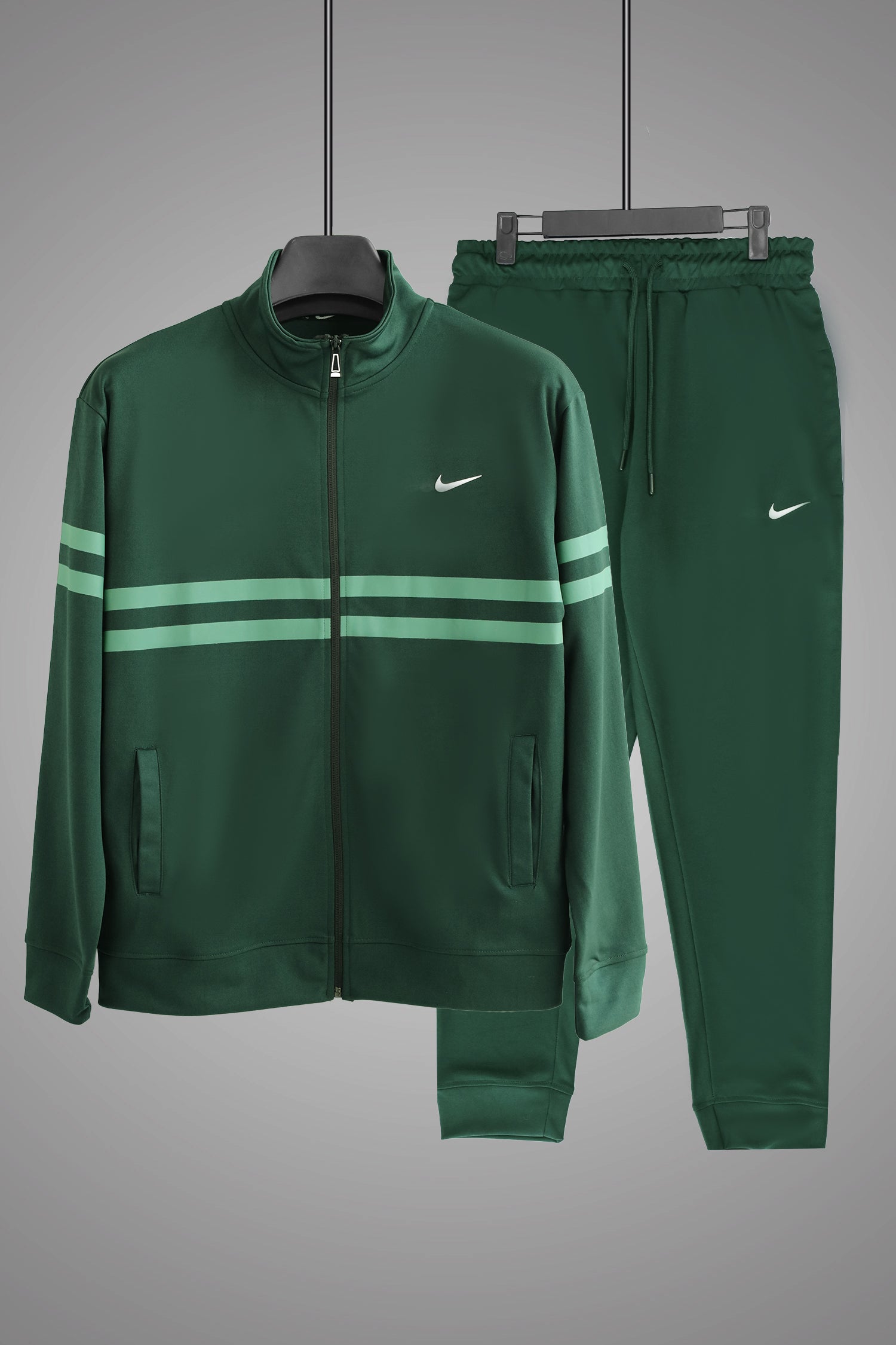 Nke Dual Line Signature Full Zipper Tracksuit