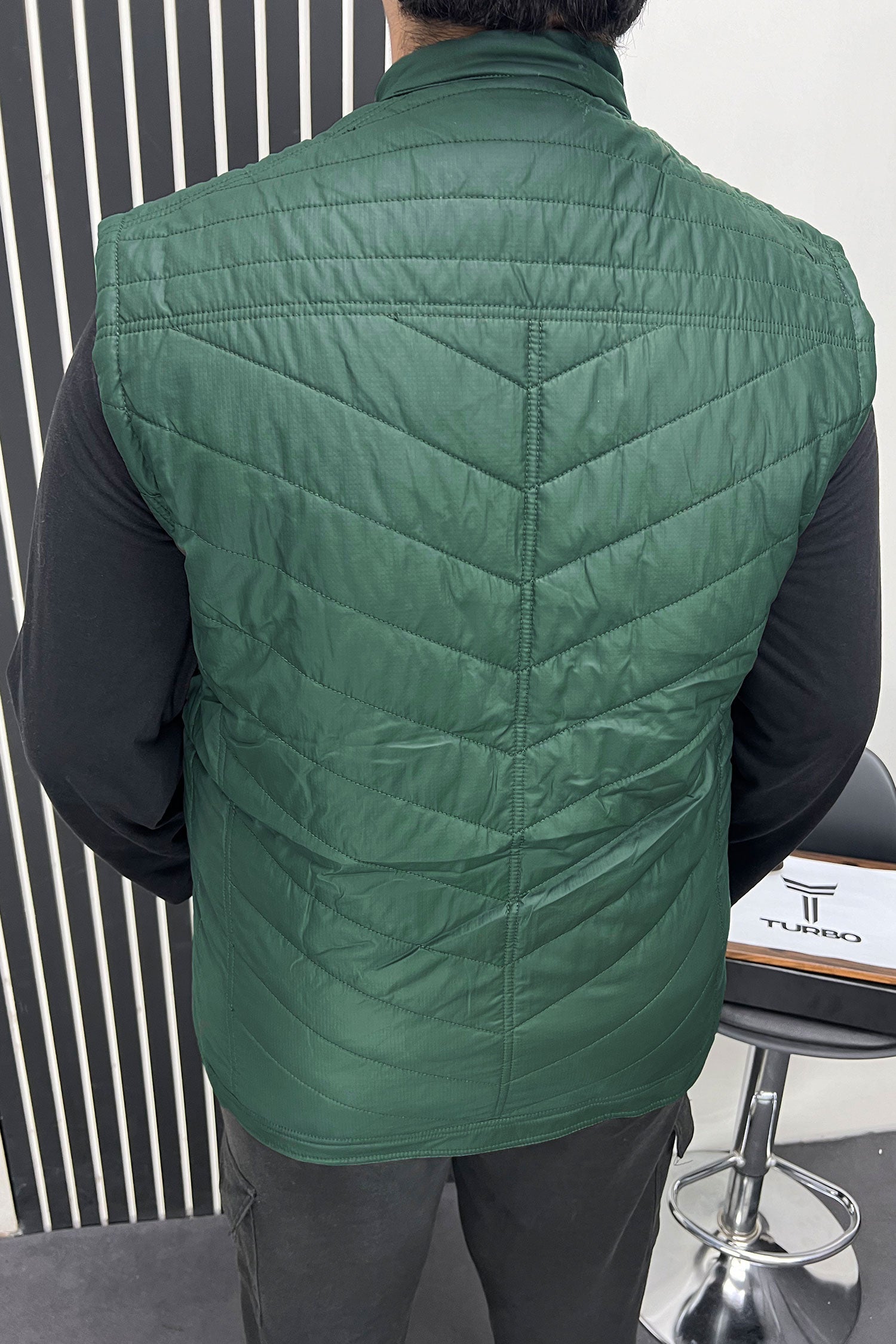 Warmup Quilted Padded Imported Big Size Men's Gilet