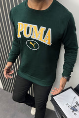 Pma Squad Graphic Crew Neck Full Sleeves Men's Sweatshirt