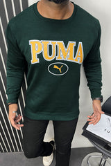 Pma Squad Graphic Crew Neck Full Sleeves Men's Sweatshirt