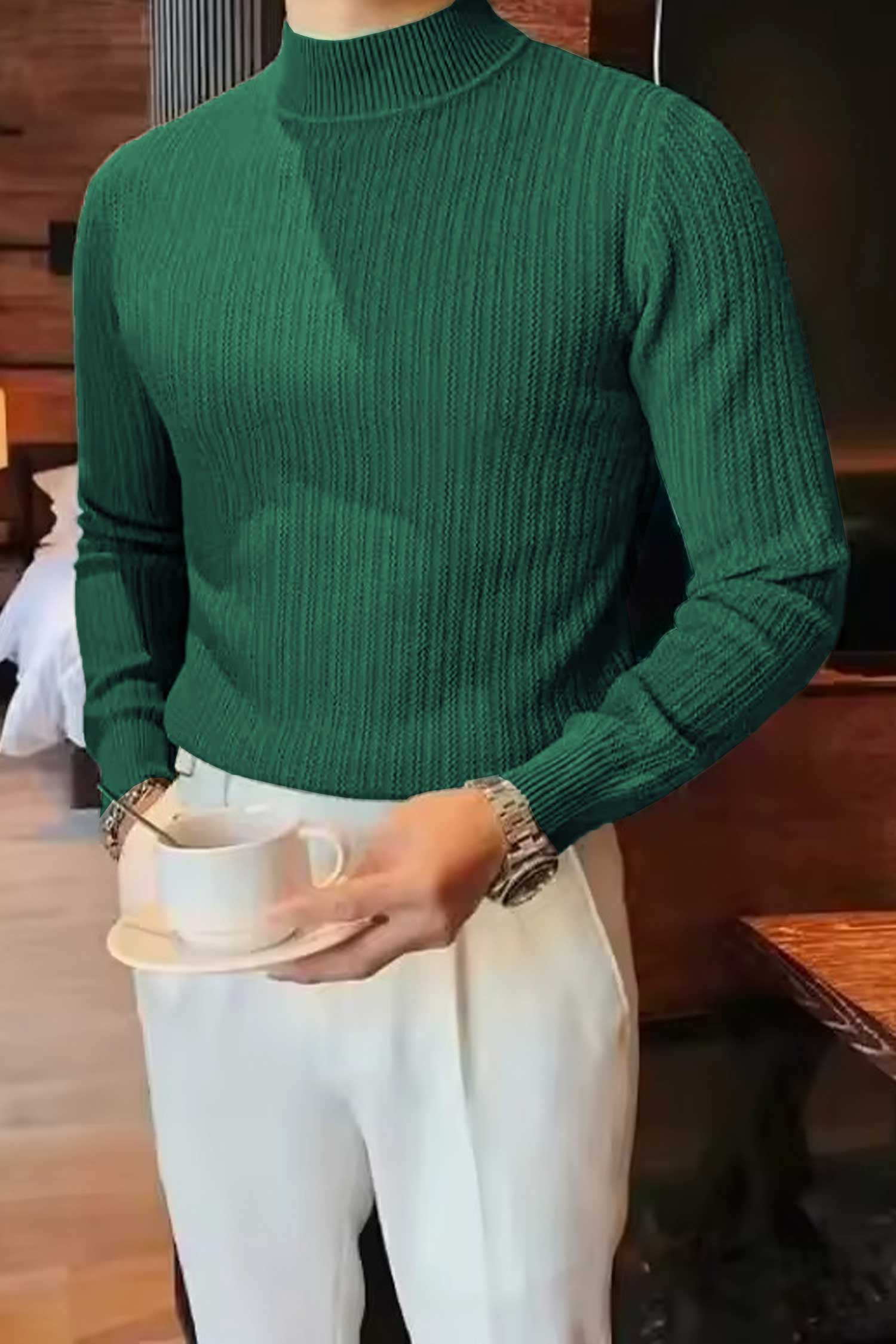 Manfinity Dauomo Crew-Neck Imported Men's Sweater