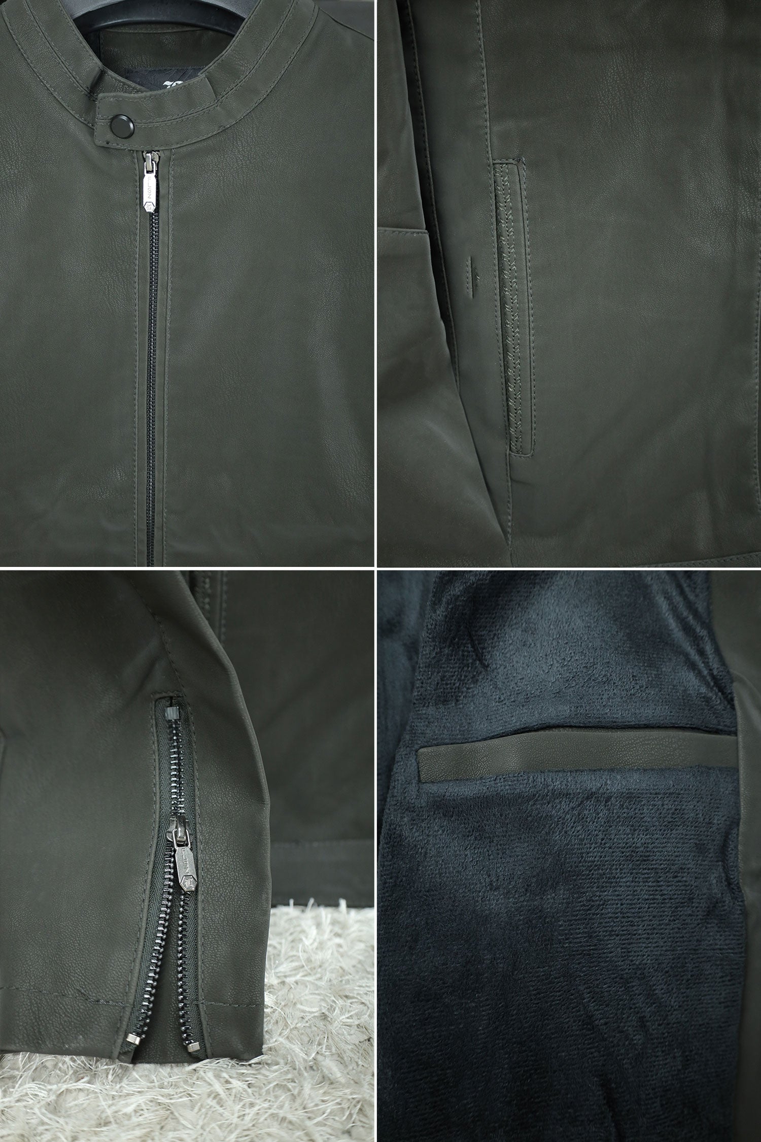 Plain Premium Men's Imported Suede Leather Jacket