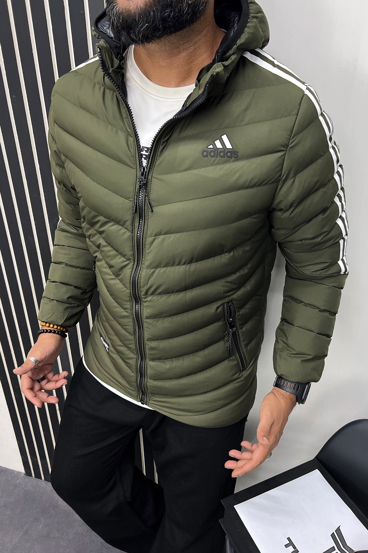 Adds Quilted Padded Imported Puffer Jacket