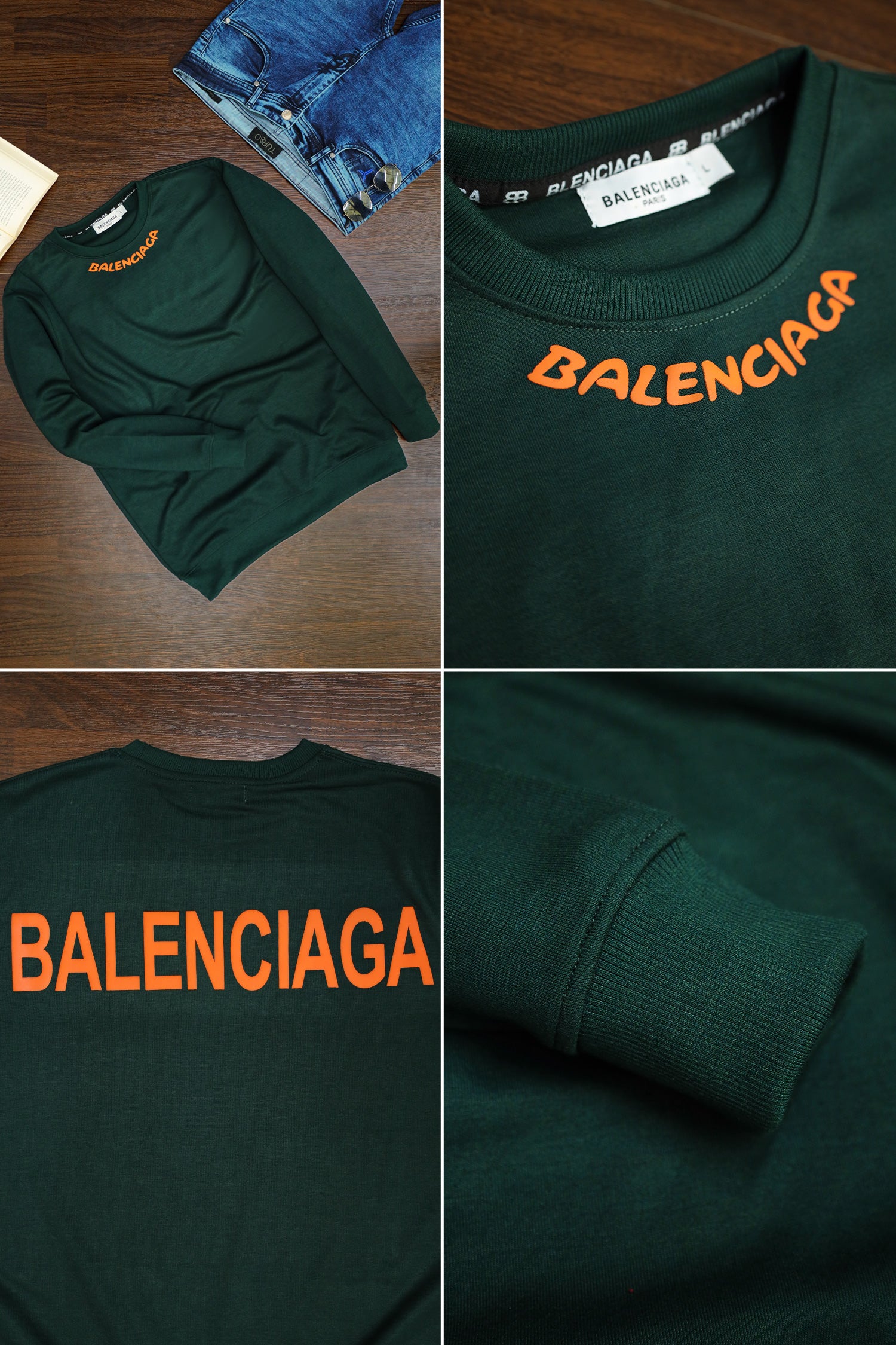 Blncaga Icon Writing Full Sleeves Sweatshirt