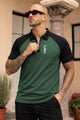 Turbo Athletic Structure Men's Polo Shirt In Dark Green