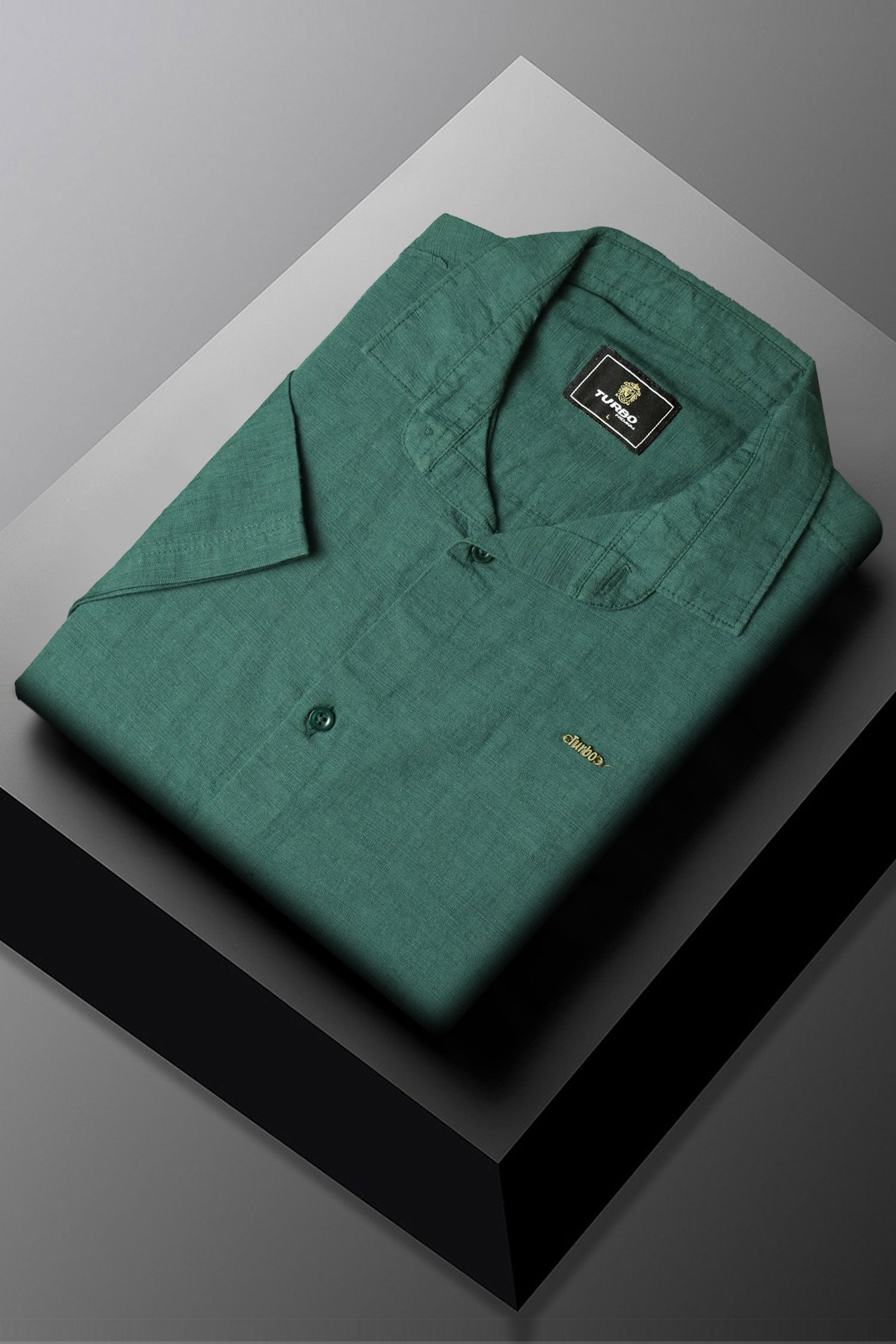 Turbo Textured Relaxed Fit Casual Shirt