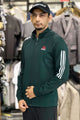 Reebk UFC Walkout Training Hood Style Men Zipper Upper In Dark Green