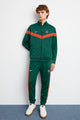 Nke Diagonal V Panel Signature Full Zipper Tracksuit