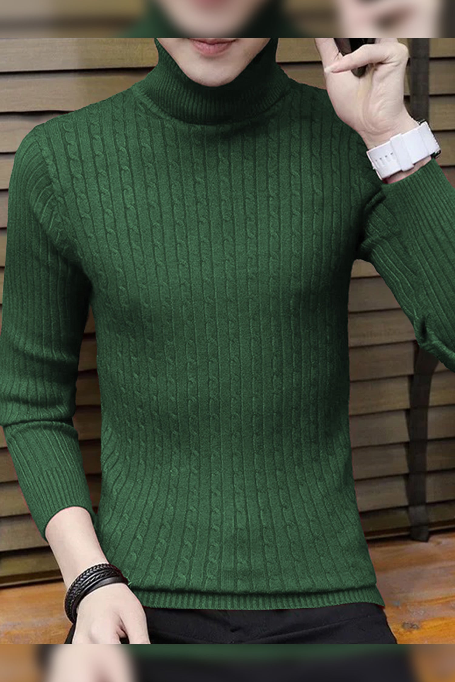 Winter Pullover Turtel High Neck