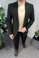 Turbo Non-Patterned Plain Imported Men Blazer