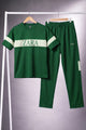 Zra Contrast Panel Men's Co-Ord Set