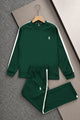 Polo Signature Side Stripe Men's Co-Ord Set In Dark Green