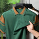 Turbo Casual Holiday Contrasted Men's Polo Shirt