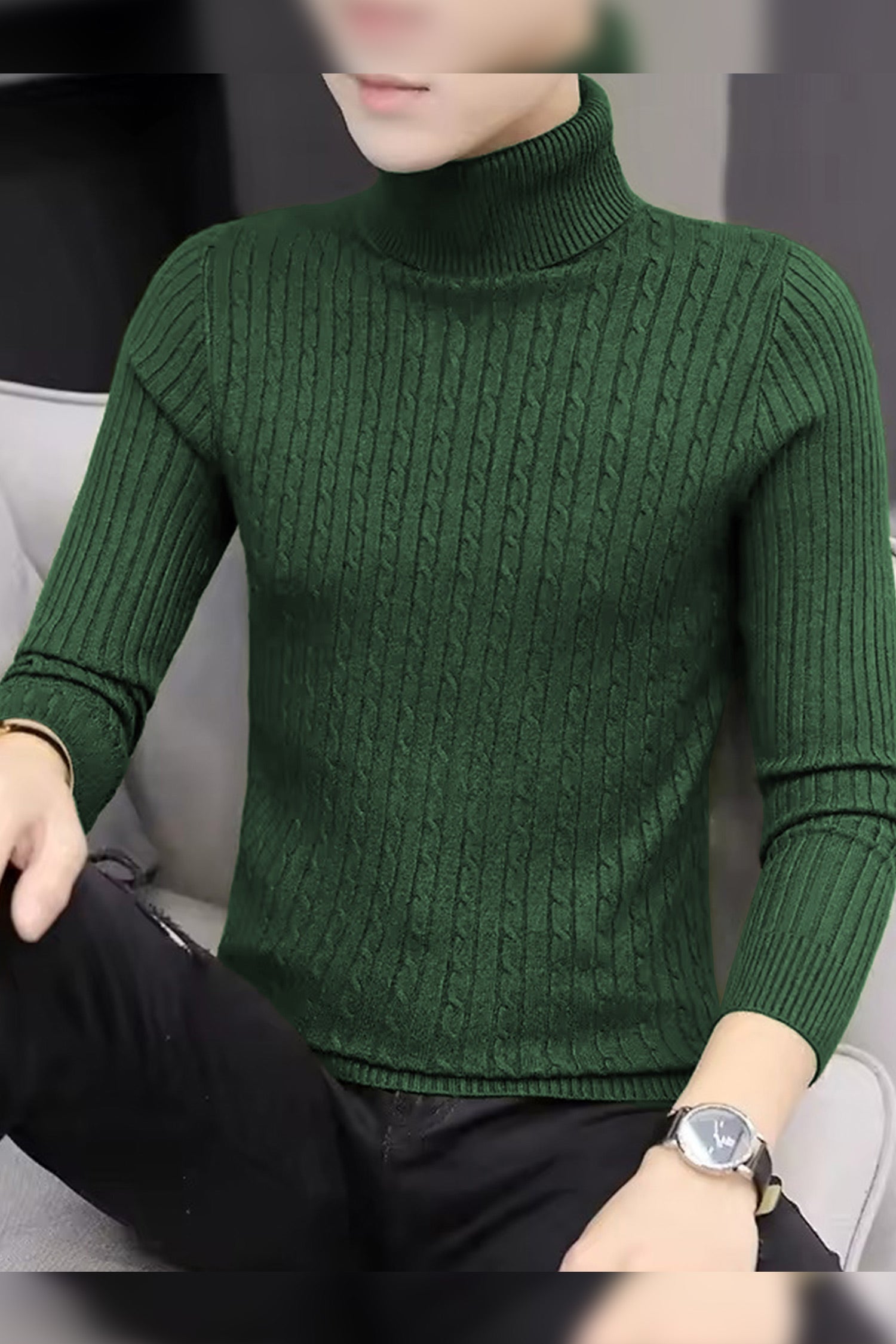 Winter Pullover Turtel High Neck
