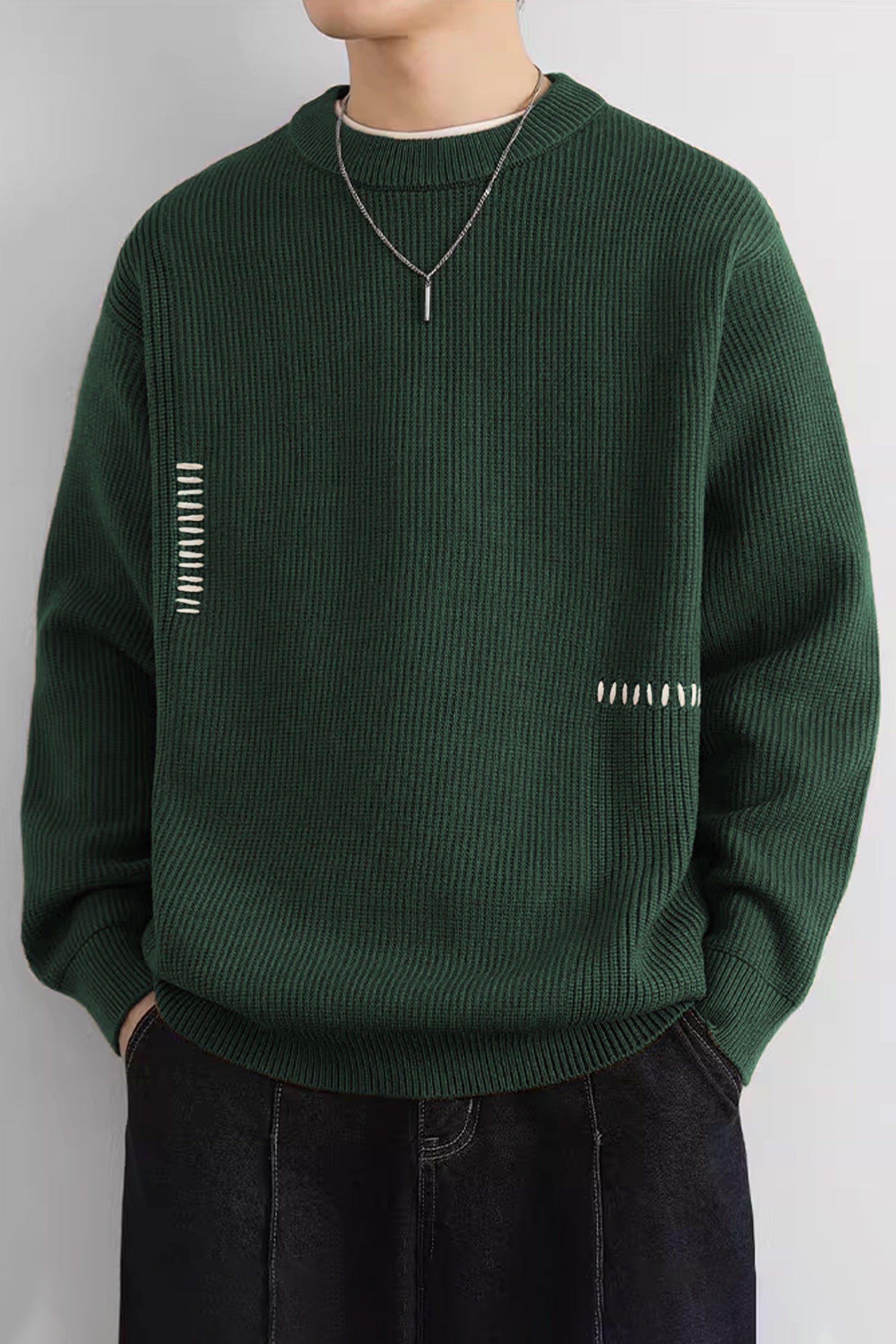 Turbo Geomatric Pattern Imported Men's Sweater