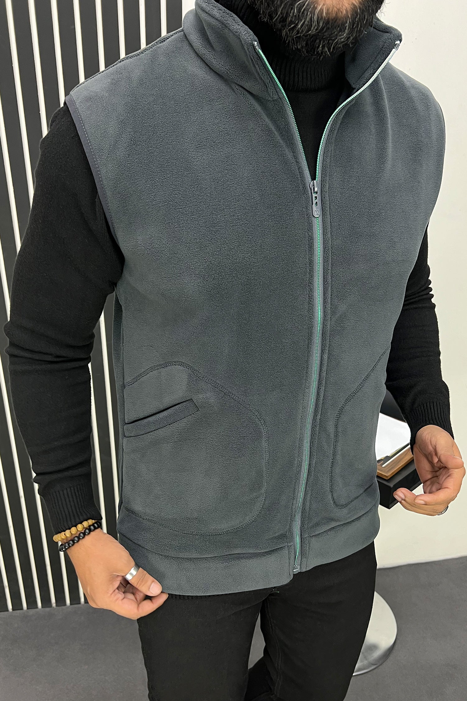 Warm Fleece Imported Men's Gilet