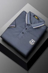 Turbo Embroidered Emblem Men's Polo Shirt