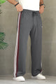 Turbo Hypemode Side Striped Men's Trouser In Dark Grey