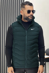 Nke Slogan Quilted Imported Men's Gilet