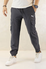 Pma x Nke Chic Micro 7 Pockets Cargo Trouser In Dark Grey