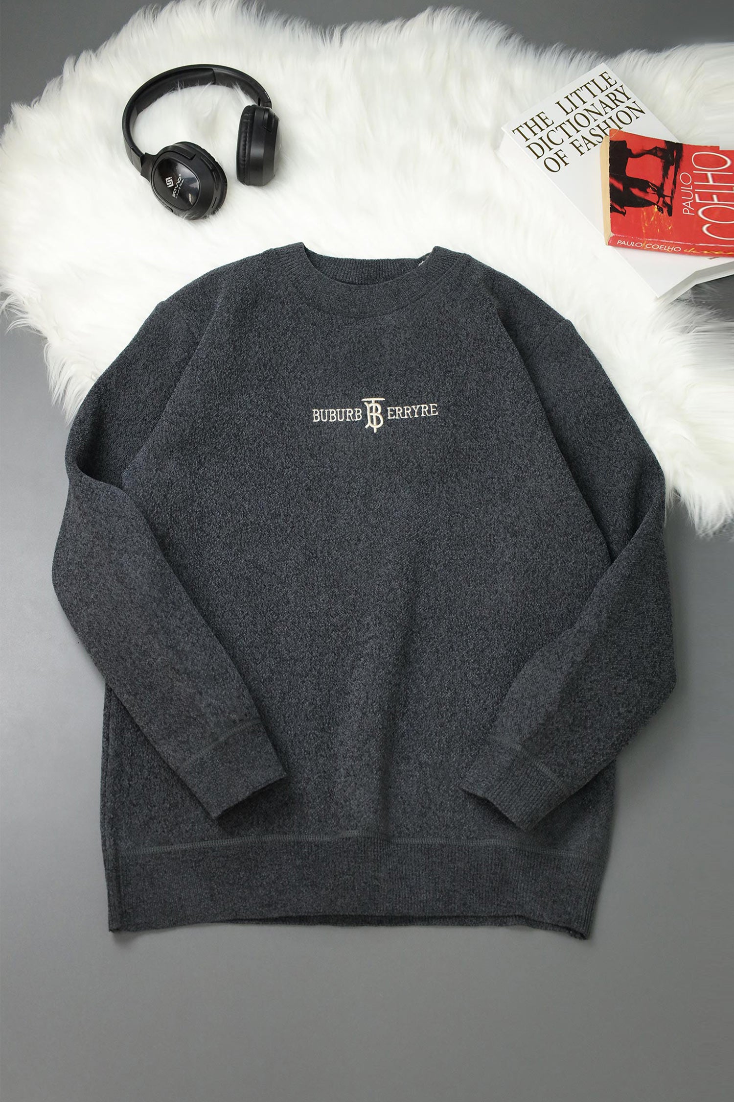 Wool Knitwear Round Neck Imported Men's Sweatshirt
