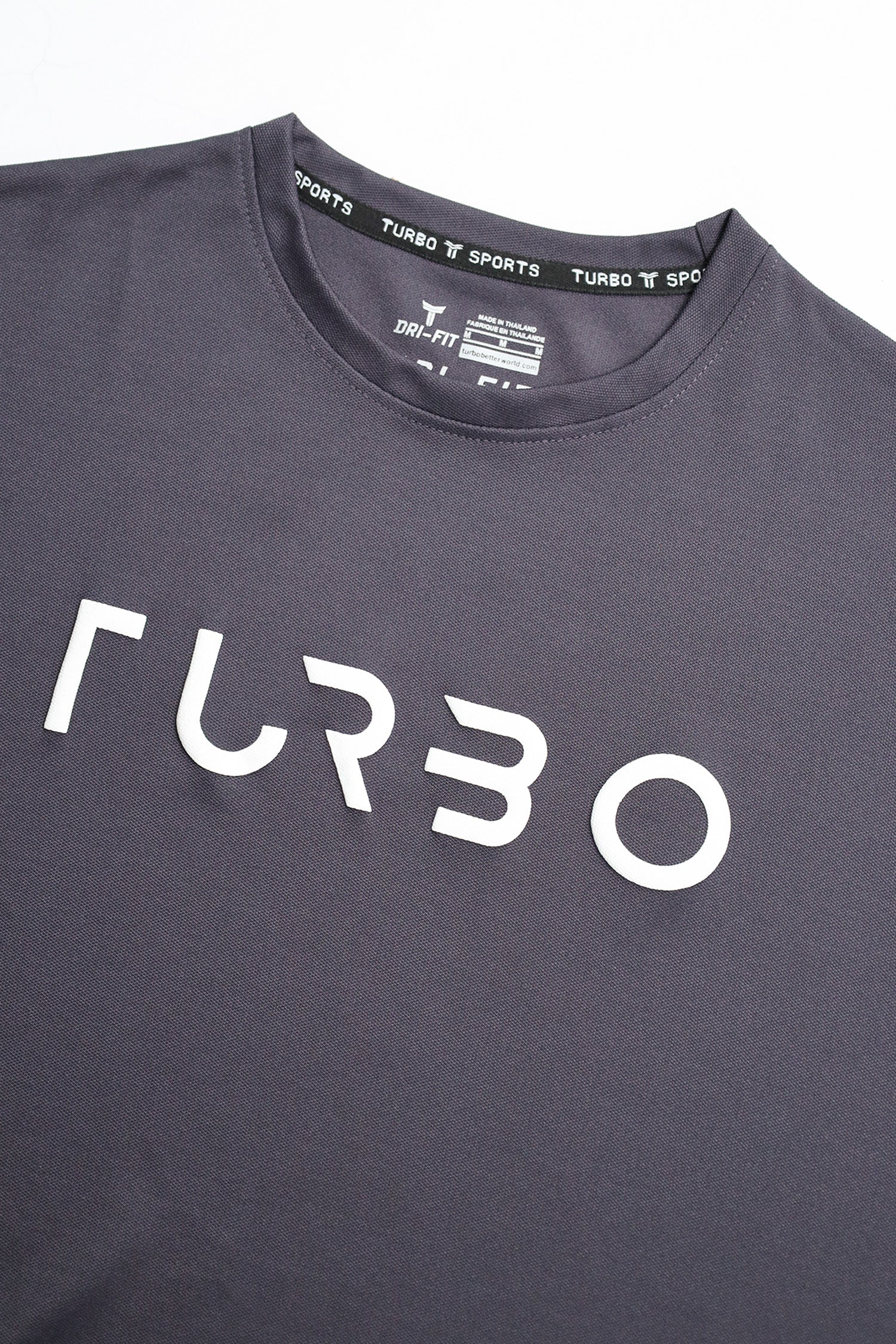 Turbo Front Slogan Oversize Quick-Dry Tracksuit