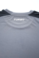 Turbo Aura Panel Stripe Quick-Dry Tracksuit In Dark Grey