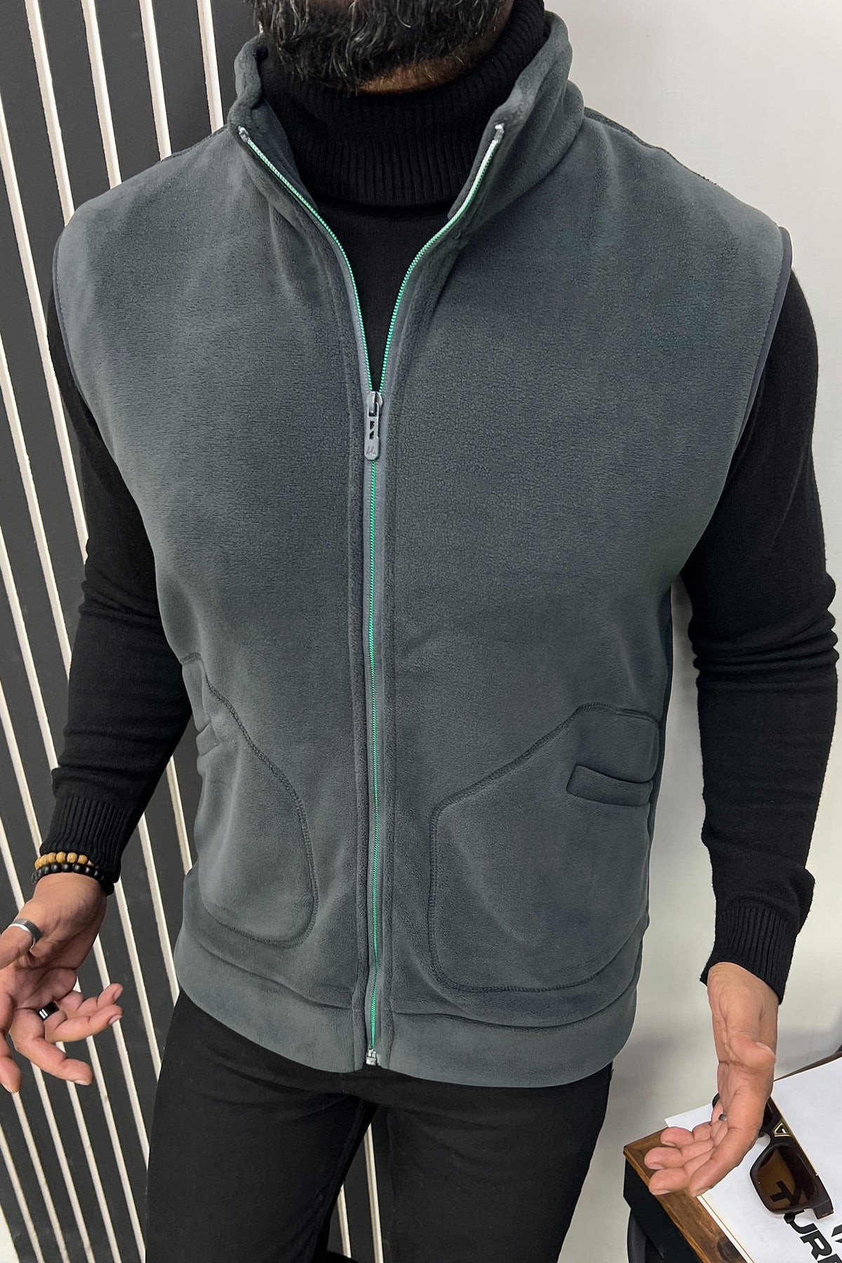 Warm Fleece Imported Men's Gilet