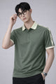 Men's Fashion Essential Polo Shirt In Dark Grey
