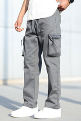 Turbo StreetFit Zip Pockets Imp Cotton Cargo Trouser