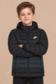 Nke Color-Blocked Detachable Hood Imported Kid's Puffer Jacket