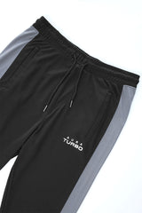 Turbo Aura Panel Stripe Quick-Dry Tracksuit In Dark Grey