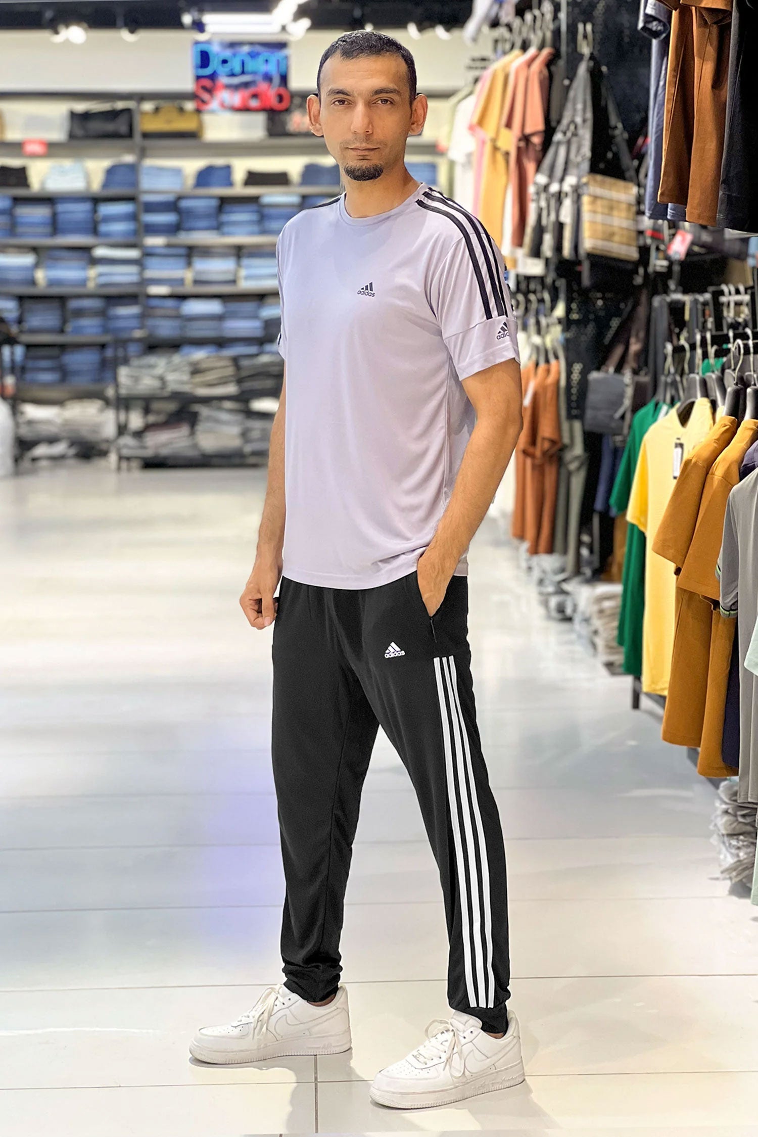 Adds Premium Tri-Line Quick-Dry Tracksuit