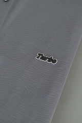Turbo Luxury Breathable Stitchless Men's Polo Shirt In Dark Grey