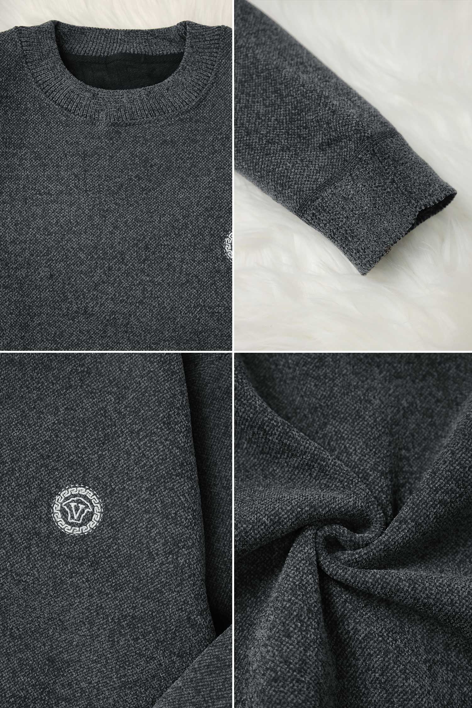 Levelwear Round Neck Imported Men's Sweatshirt