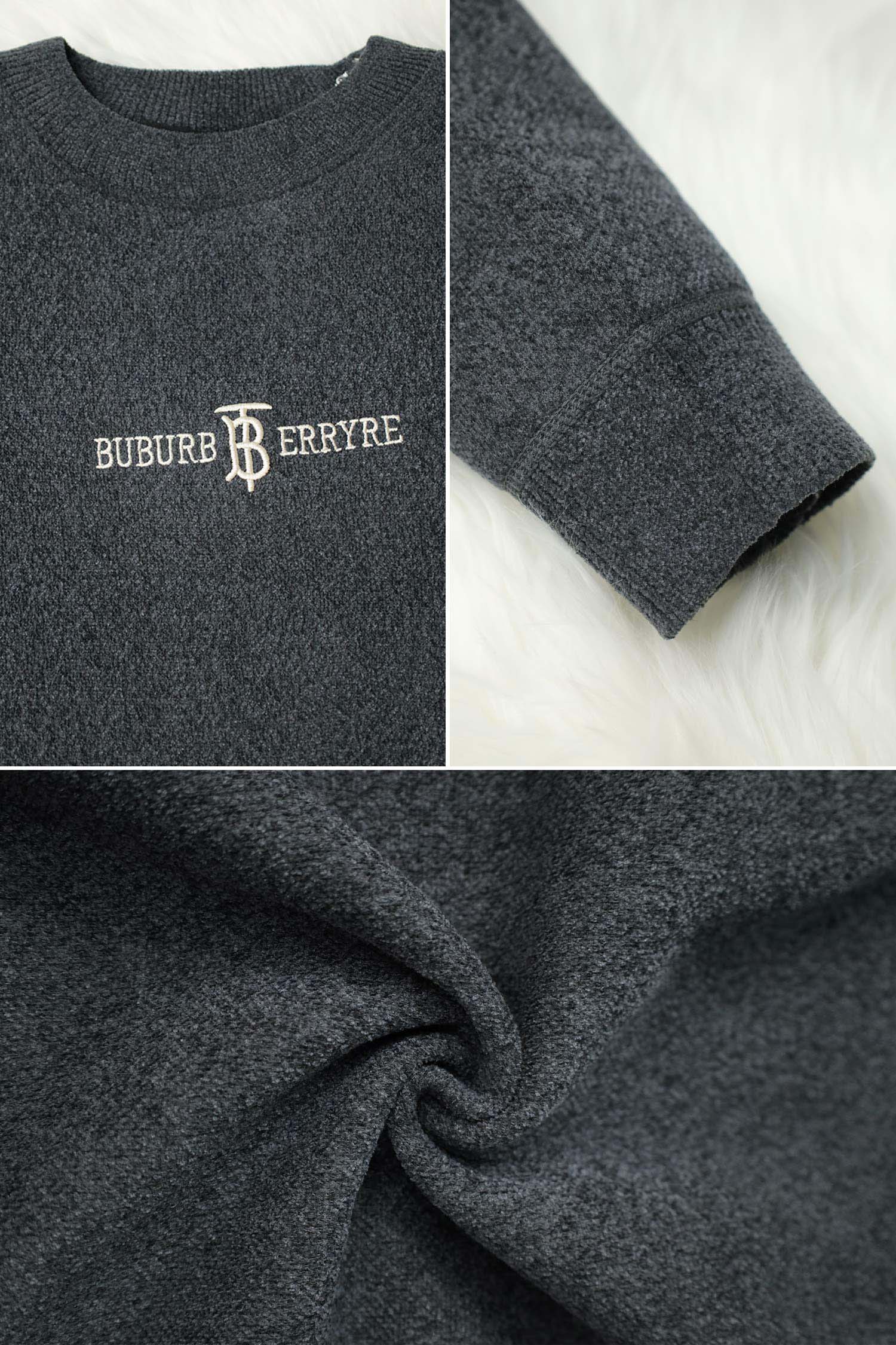Wool Knitwear Round Neck Imported Men's Sweatshirt
