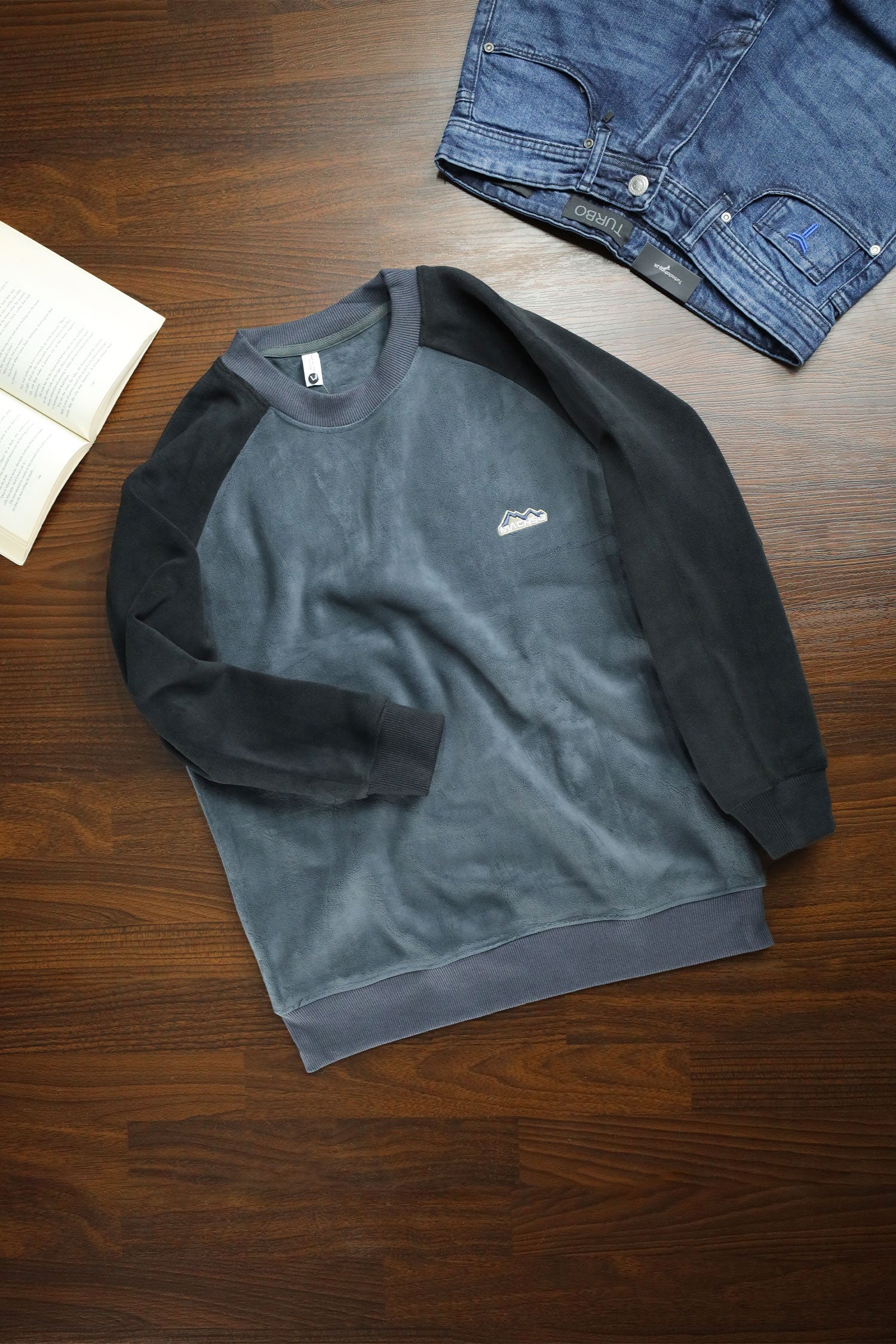 Down Shoulder Style Imported Men's Sweatshirt