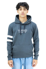 Turbo Elbow Panel Stripe Fleece Hoodie