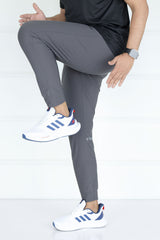 Turbo Revival Tech Running Men's Dryfit Trouser In Dark Grey