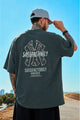 Turbo New Era Satisfactorily Graphic Oversize Men's Tee In Dark Grey