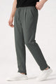 Turbo Straight Leg Lace-Up SlimFit Trouser In Dark Grey