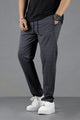 Turbo Premium Style Slim-Fit Trouser In Dark Grey