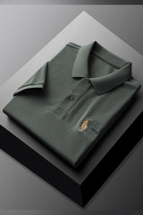 Rph Lren Polo Embroidered Slogan Men's Polo Shirt