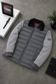 Men's Quilted Bomber Imported Pu Puffer Jacket