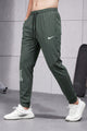 Nke Form Standard Elastic Dry-Fit Trouser In Dark Grey