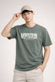 Mens Mountain Typography Graphic Tee*